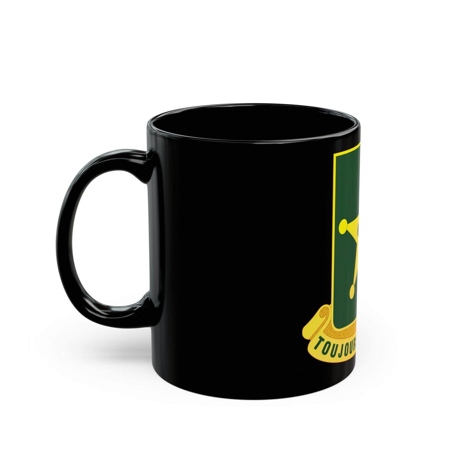 387 Military Police Battalion (U.S. Army) Black Coffee Mug-The Sticker Space