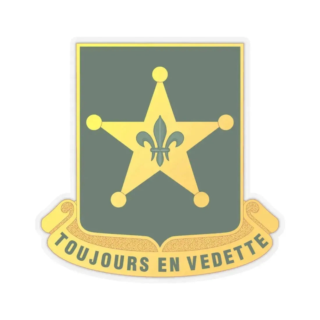 387 Military Police Battalion (U.S. Army) STICKER Vinyl Kiss-Cut Decal 3 Inch Transparent - The Sticker Space