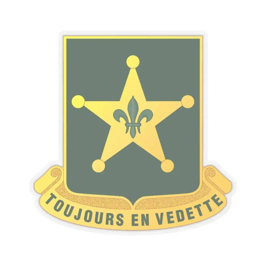 387 Military Police Battalion (U.S. Army) STICKER Vinyl Kiss-Cut Decal 4 Inch Transparent - The Sticker Space