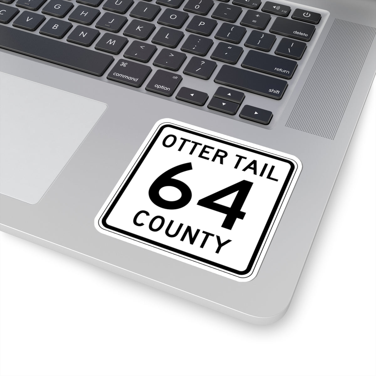 Otter Tail County Route 64 MN (Minnesota) (Road Sign) STICKER Vinyl Kiss-Cut Decal