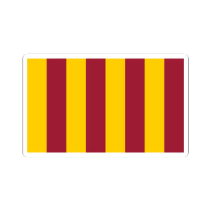 Flag of Northumbria 2015 (England) STICKER Vinyl Kiss-Cut Decal