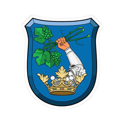 Coa Hungary County Somogy history (Hungary) (Coat of Arms) STICKER Vinyl Kiss-Cut Decal