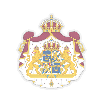 Great coat of arms of Sweden - STICKER Vinyl Kiss-Cut Decal