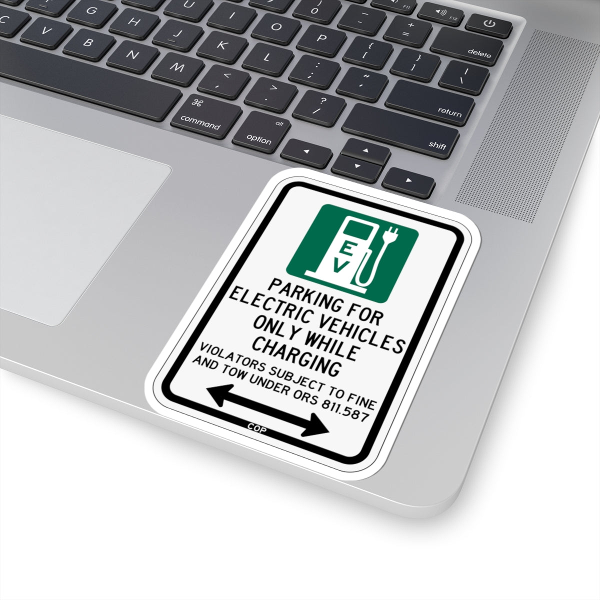 PBOT Road sign P1911D (Oregon) (Road Sign) STICKER Vinyl Kiss-Cut Decal
