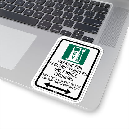 PBOT Road sign P1911D (Oregon) (Road Sign) STICKER Vinyl Kiss-Cut Decal