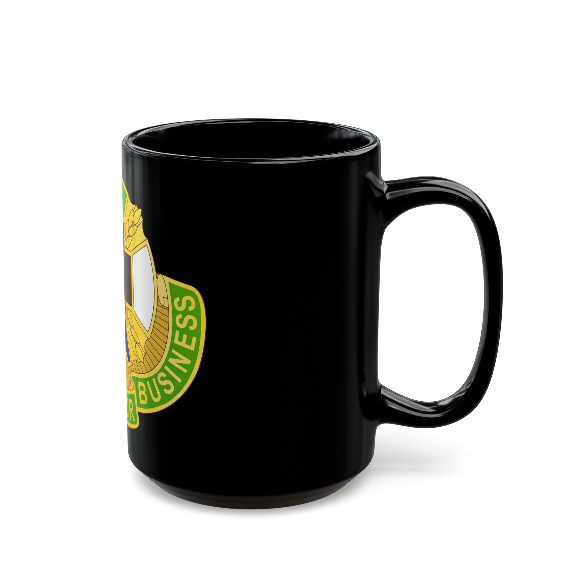 388 Medical Battalion (U.S. Army) Black Coffee Mug-The Sticker Space