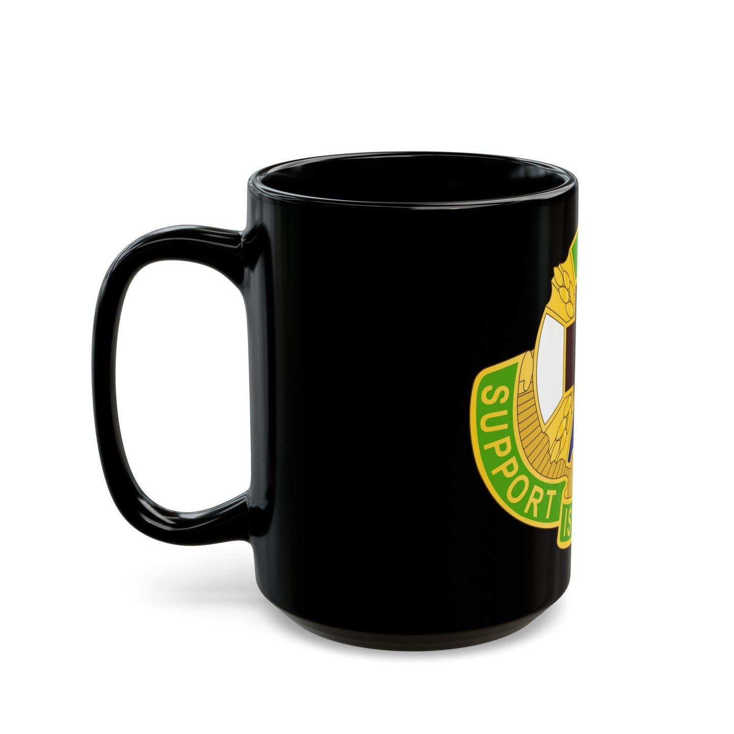 388 Medical Battalion (U.S. Army) Black Coffee Mug-The Sticker Space