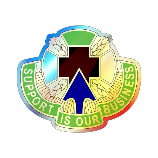 388 Medical Battalion (U.S. Army) Holographic STICKER Die-Cut Vinyl Decal-6 Inch-The Sticker Space