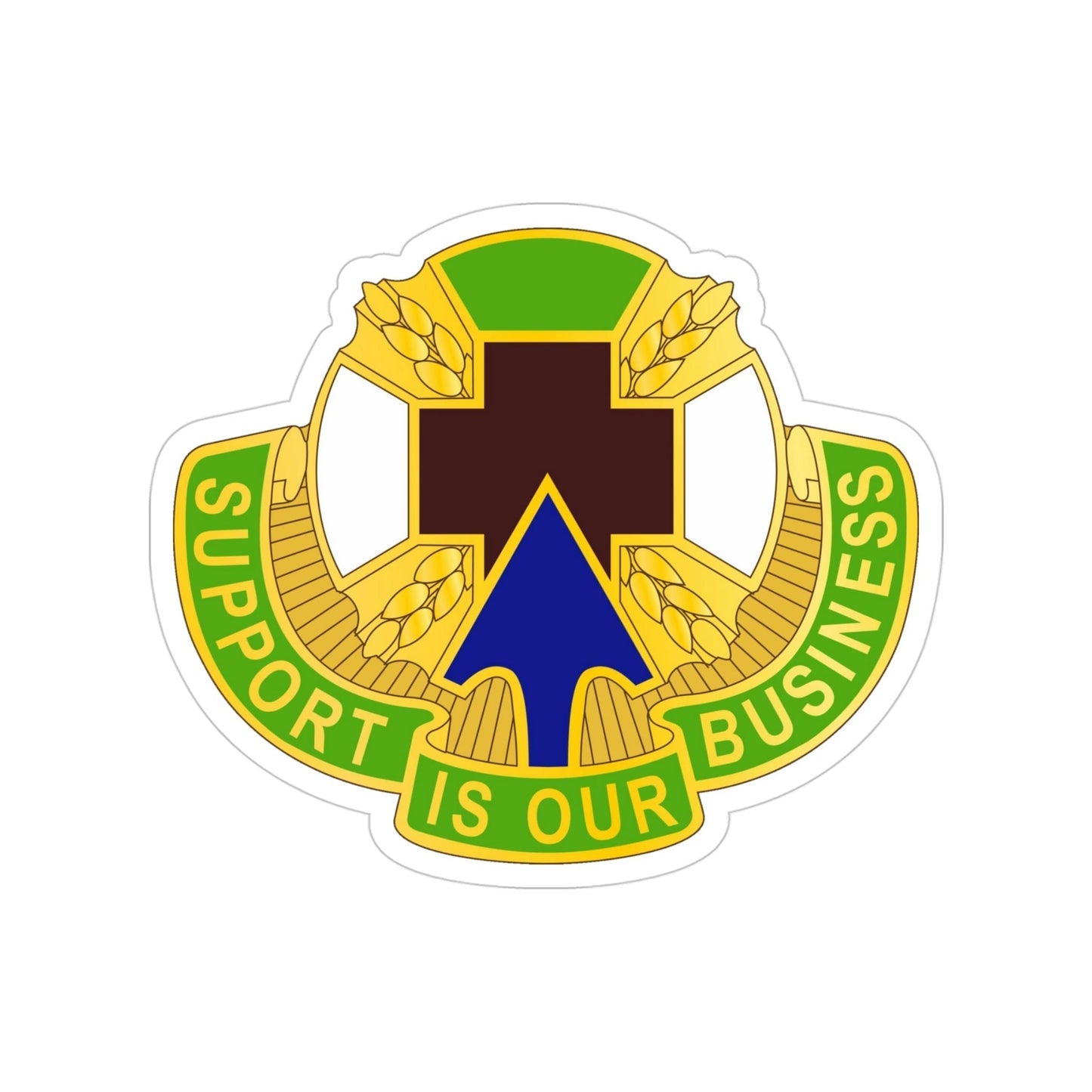 388 Medical Battalion (U.S. Army) Transparent STICKER Die-Cut Vinyl Decal-4 Inch-The Sticker Space