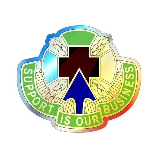388 Medical Battalion (U.S. Army) Holographic STICKER Die-Cut Vinyl Decal 6 Inch Holographic - The Sticker Space