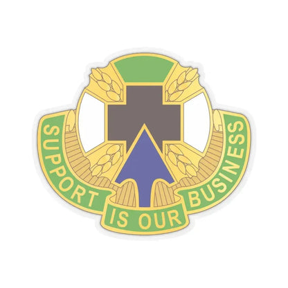 388 Medical Battalion (U.S. Army) STICKER Vinyl Kiss-Cut Decal 4 Inch Transparent - The Sticker Space