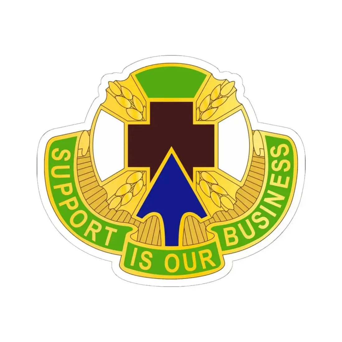 388 Medical Battalion (U.S. Army) STICKER Vinyl Kiss-Cut Decal 6 Inch White - The Sticker Space