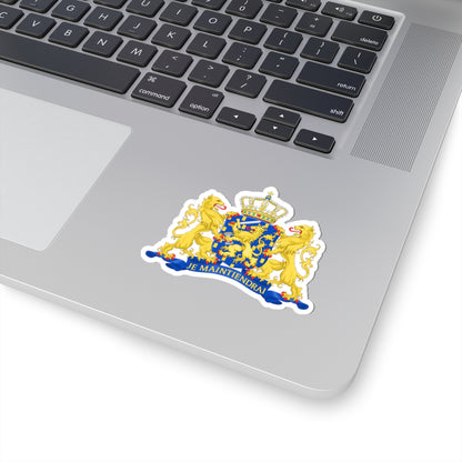 State coat of arms of the Netherlands - STICKER Vinyl Kiss-Cut Decal