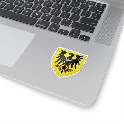 Armoiries Silésie (Czech Republic) (Coat of Arms) STICKER Vinyl Kiss-Cut Decal