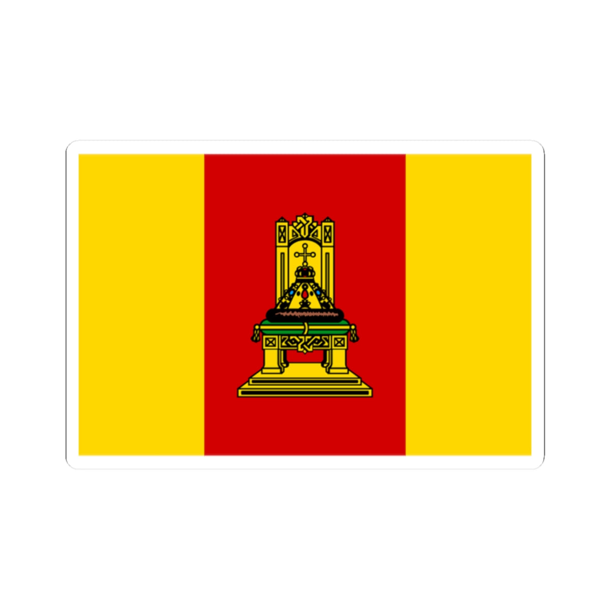Flag of Tver Oblast (Russia) STICKER Vinyl Kiss-Cut Decal