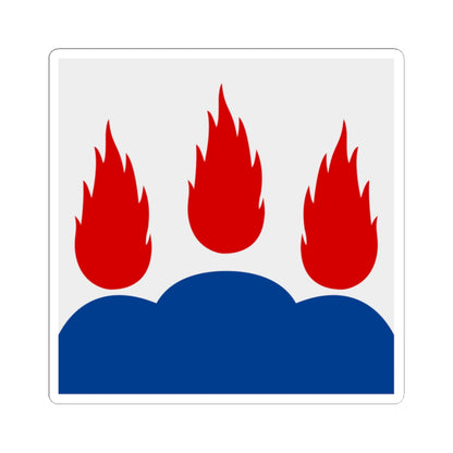 Vastmanlands lan vapenflagga (Sweden) STICKER Vinyl Kiss-Cut Decal