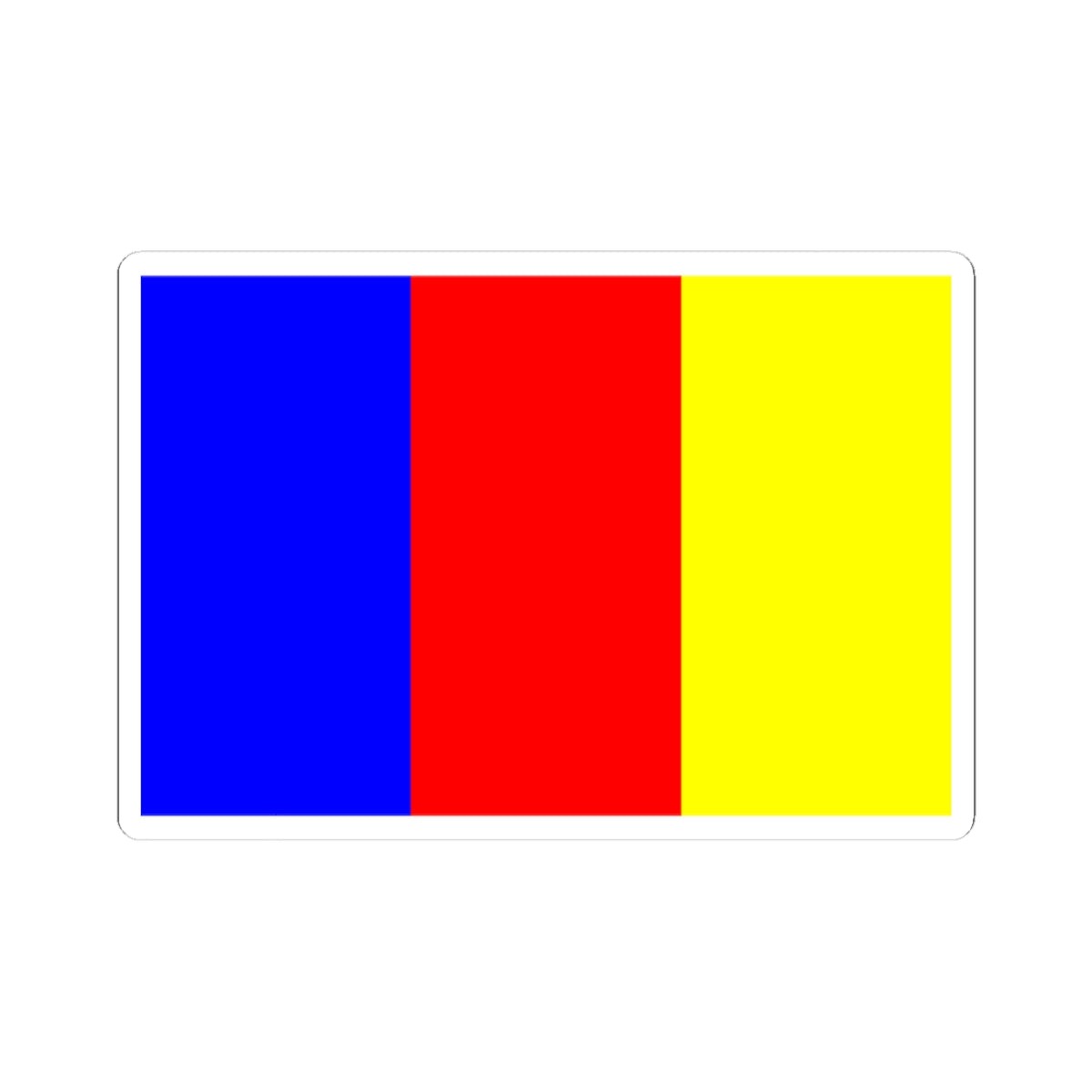 Flag of Ornans (France) STICKER Vinyl Kiss-Cut Decal