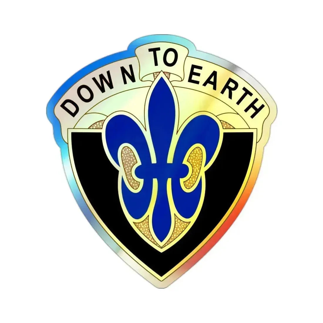 389 Engineer Battalion (U.S. Army) Holographic STICKER Die-Cut Vinyl Decal 2 Inch Holographic - The Sticker Space