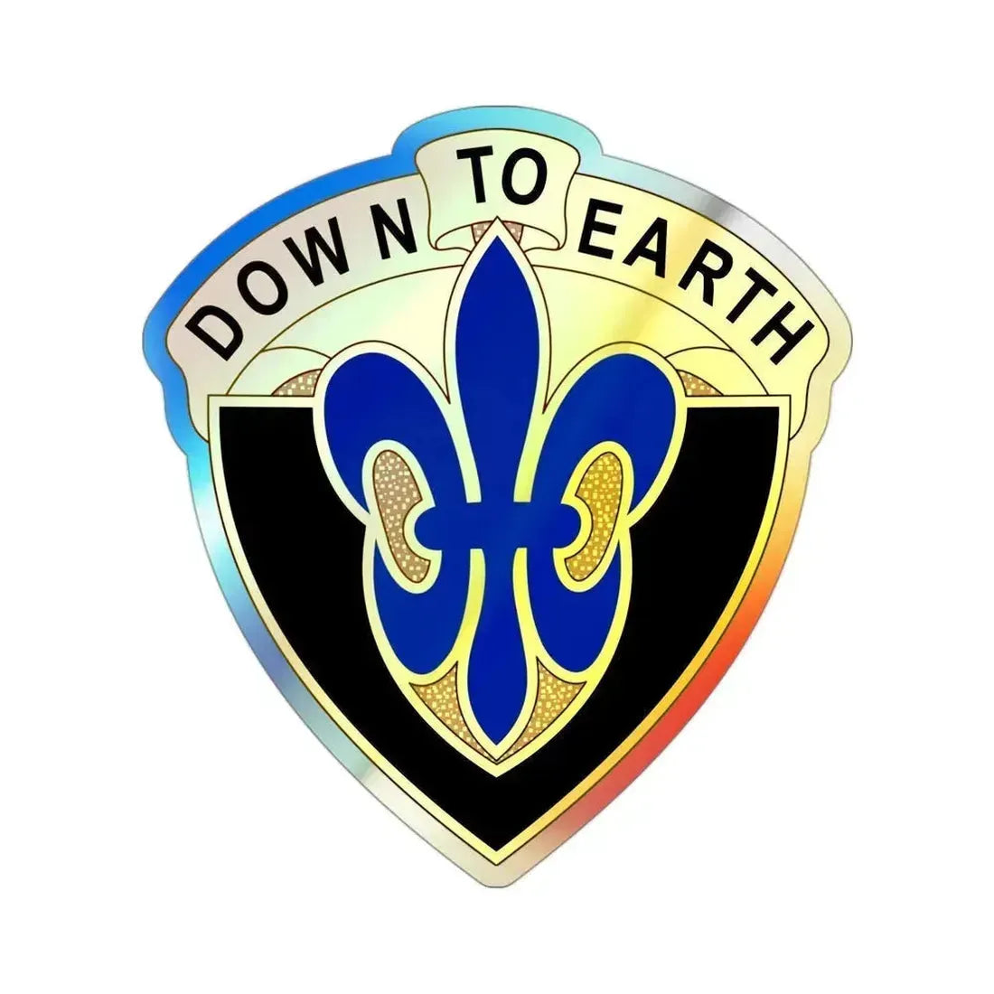 389 Engineer Battalion (U.S. Army) Holographic STICKER Die-Cut Vinyl Decal 3 Inch Holographic - The Sticker Space