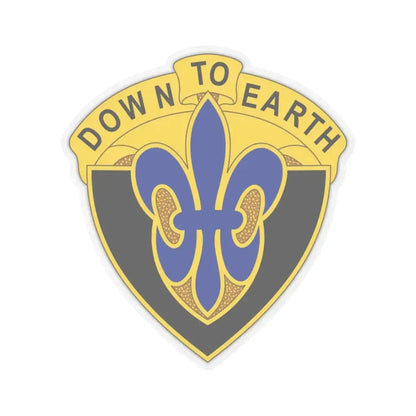 389 Engineer Battalion (U.S. Army) STICKER Vinyl Kiss-Cut Decal 4 Inch Transparent - The Sticker Space