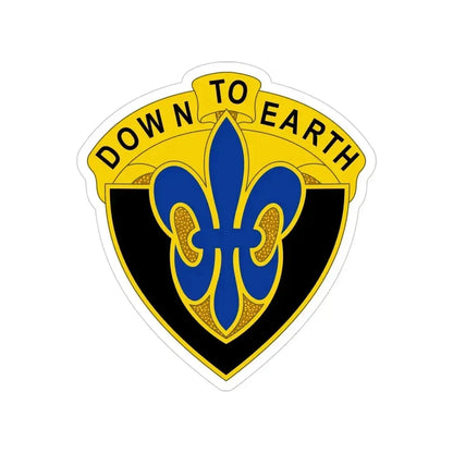 389 Engineer Battalion (U.S. Army) Transparent STICKER Die-Cut Vinyl Decal 4 Inch - The Sticker Space