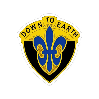 389 Engineer Battalion (U.S. Army) Transparent STICKER Die-Cut Vinyl Decal 5 Inch - The Sticker Space