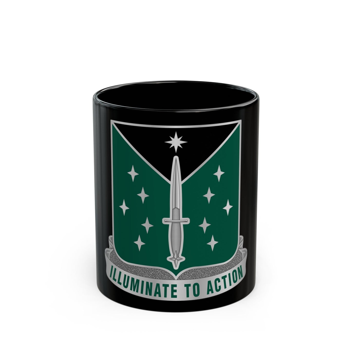 389 Military Intelligence Battalion 2 (U.S. Army) Black Coffee Mug-11oz-The Sticker Space