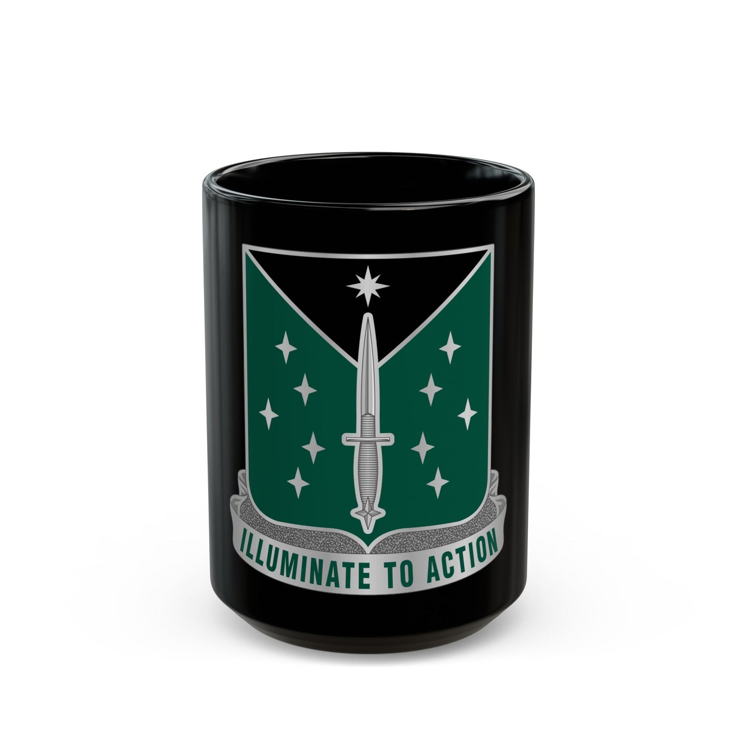 389 Military Intelligence Battalion 2 (U.S. Army) Black Coffee Mug-15oz-The Sticker Space