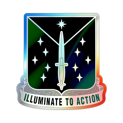 389 Military Intelligence Battalion 2 (U.S. Army) Holographic STICKER Die-Cut Vinyl Decal-3 Inch-The Sticker Space