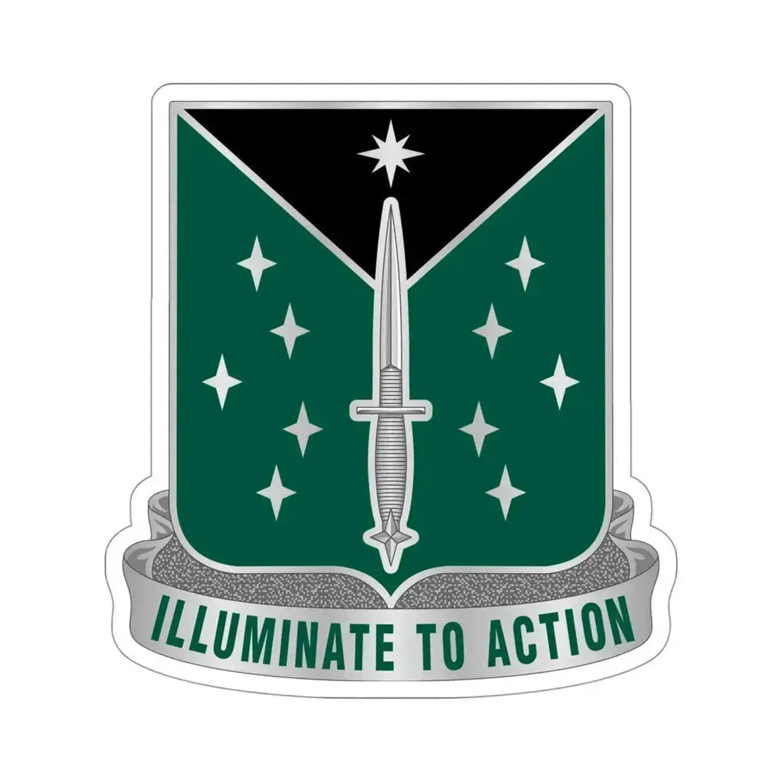 389 Military Intelligence Battalion 2 (U.S. Army) STICKER Vinyl Die-Cut Decal 4 Inch - The Sticker Space