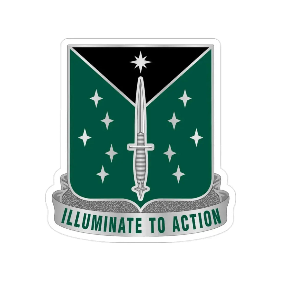 389 Military Intelligence Battalion 2 (U.S. Army) Transparent STICKER Die-Cut Vinyl Decal - The Sticker Space
