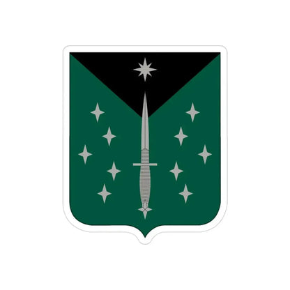 389 Military Intelligence Battalion (U.S. Army) REVERSE PRINT Transparent Die-Cut STICKER 3 Inch Die-Cut Transparent - The Sticker Space