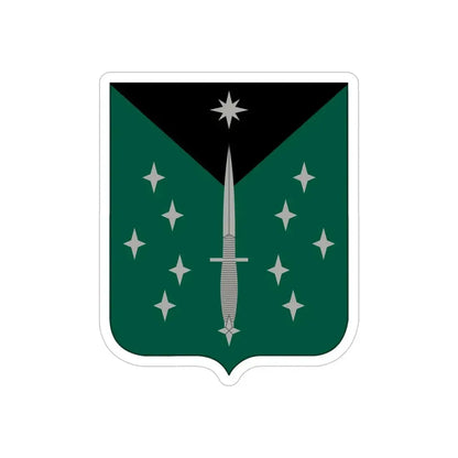 389 Military Intelligence Battalion (U.S. Army) REVERSE PRINT Transparent Die-Cut STICKER - The Sticker Space