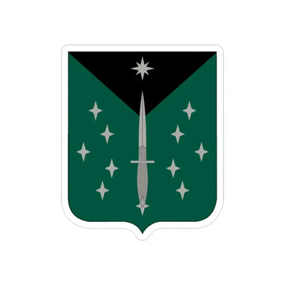 389 Military Intelligence Battalion (U.S. Army) REVERSE PRINT Transparent Die-Cut STICKER - The Sticker Space