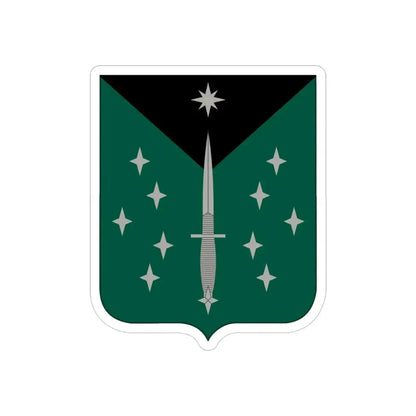 389 Military Intelligence Battalion (U.S. Army) REVERSE PRINT Transparent Die-Cut STICKER - The Sticker Space