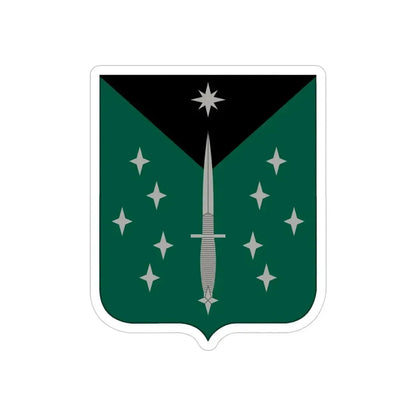 389 Military Intelligence Battalion (U.S. Army) REVERSE PRINT Transparent Die-Cut STICKER - The Sticker Space