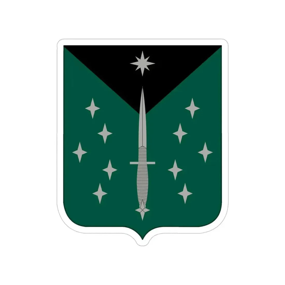 389 Military Intelligence Battalion (U.S. Army) Transparent STICKER Die-Cut Vinyl Decal 5 Inch - The Sticker Space