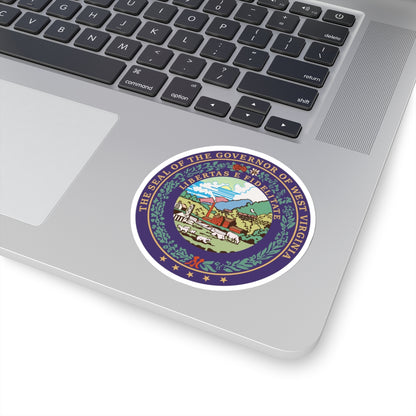 Seal of the Governor of West Virginia - STICKER Vinyl Kiss-Cut Decal