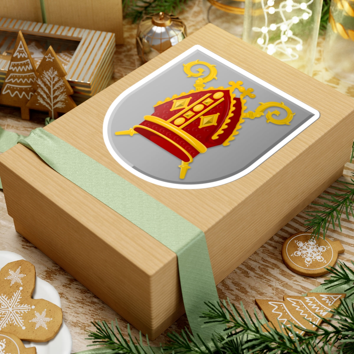 Abtsregt wapen (Netherlands) (Coat of Arms) STICKER Vinyl Kiss-Cut Decal