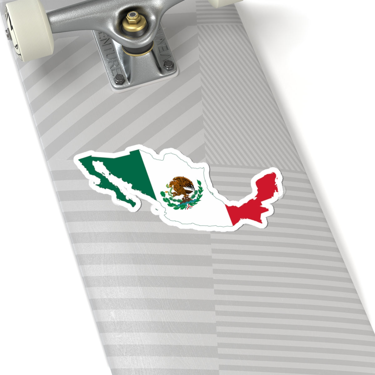 Flag-map of Mexico 1916-1934 (Mexico) STICKER Vinyl Kiss-Cut Decal
