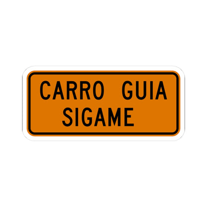 MUTCD-PR G20-4 (Puerto Rico) (Road Sign) STICKER Vinyl Kiss-Cut Decal