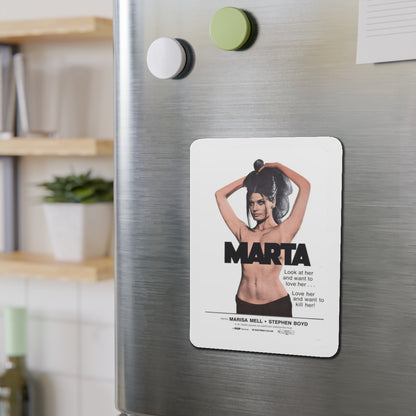 MARTA 1971 Movie Poster - Refrigerator Magnet-The Sticker Space