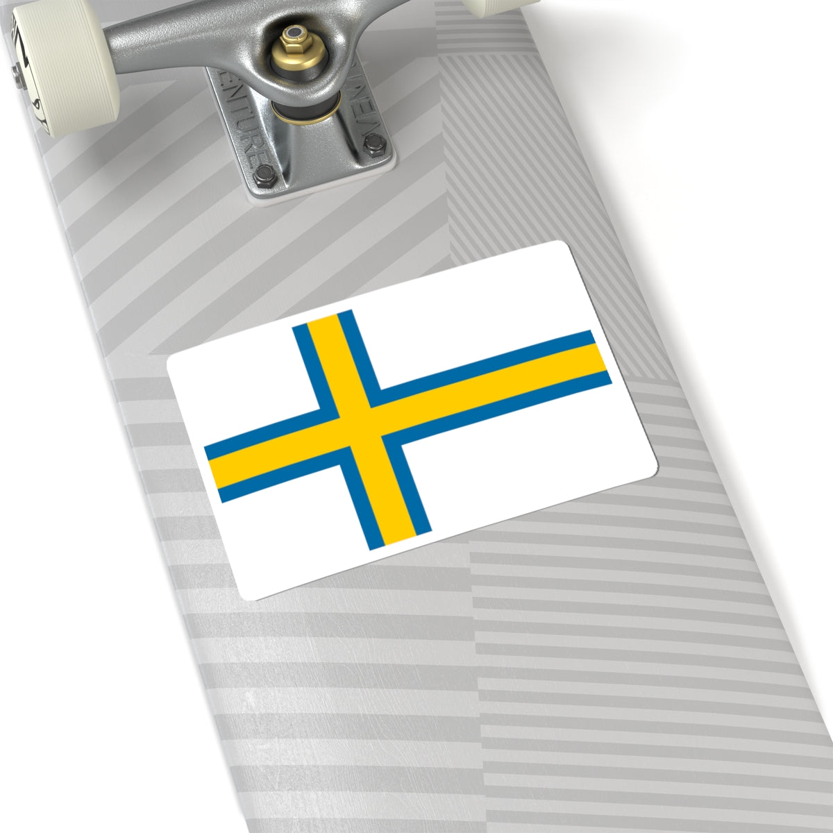 Norrland flag (Sweden) STICKER Vinyl Kiss-Cut Decal