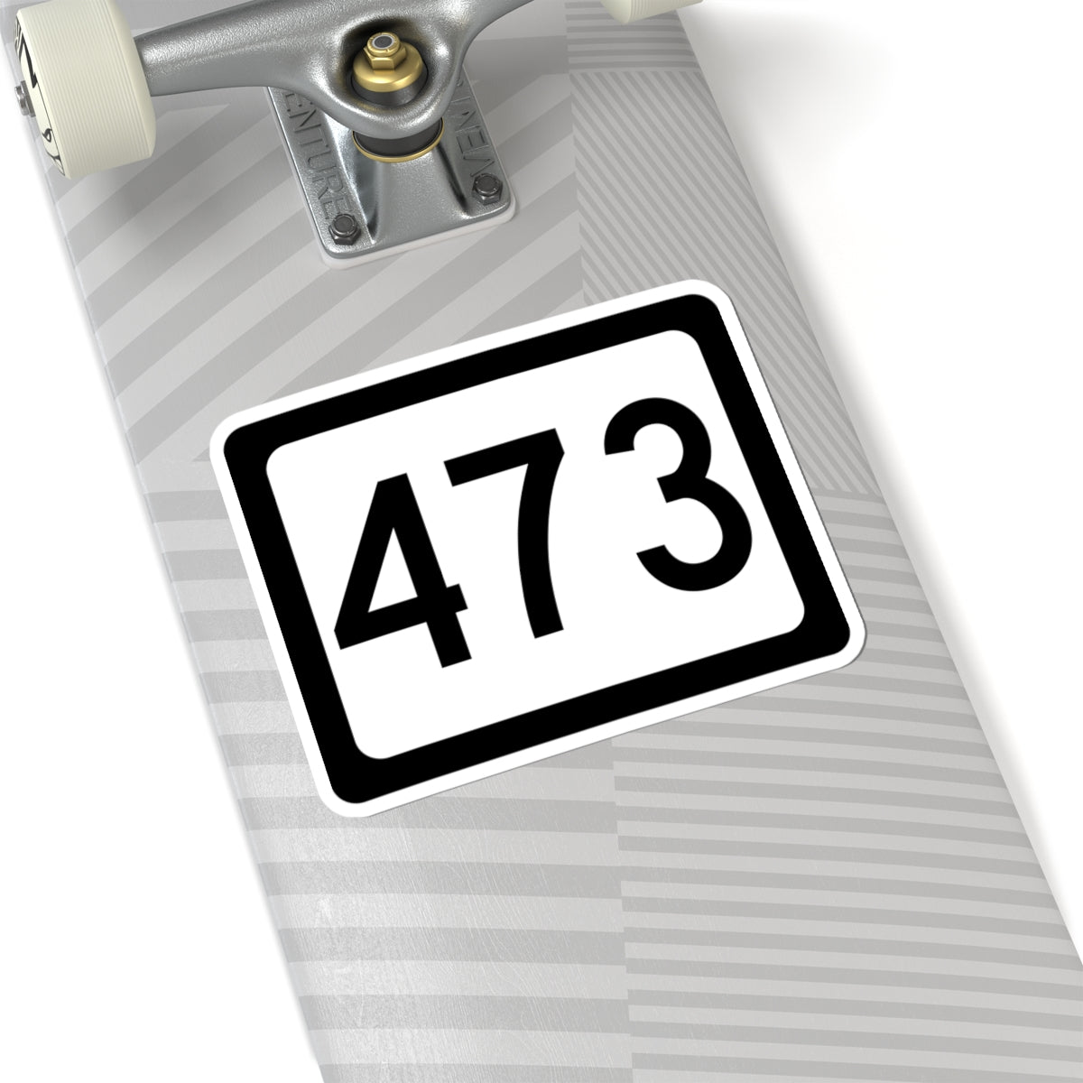WV-473 (Virginia) (Road Sign) STICKER Vinyl Kiss-Cut Decal