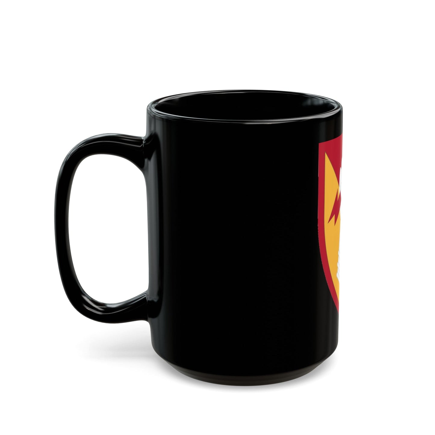 38th Air Defense Artillery Brigade (U.S. Army) Black Coffee Mug-The Sticker Space