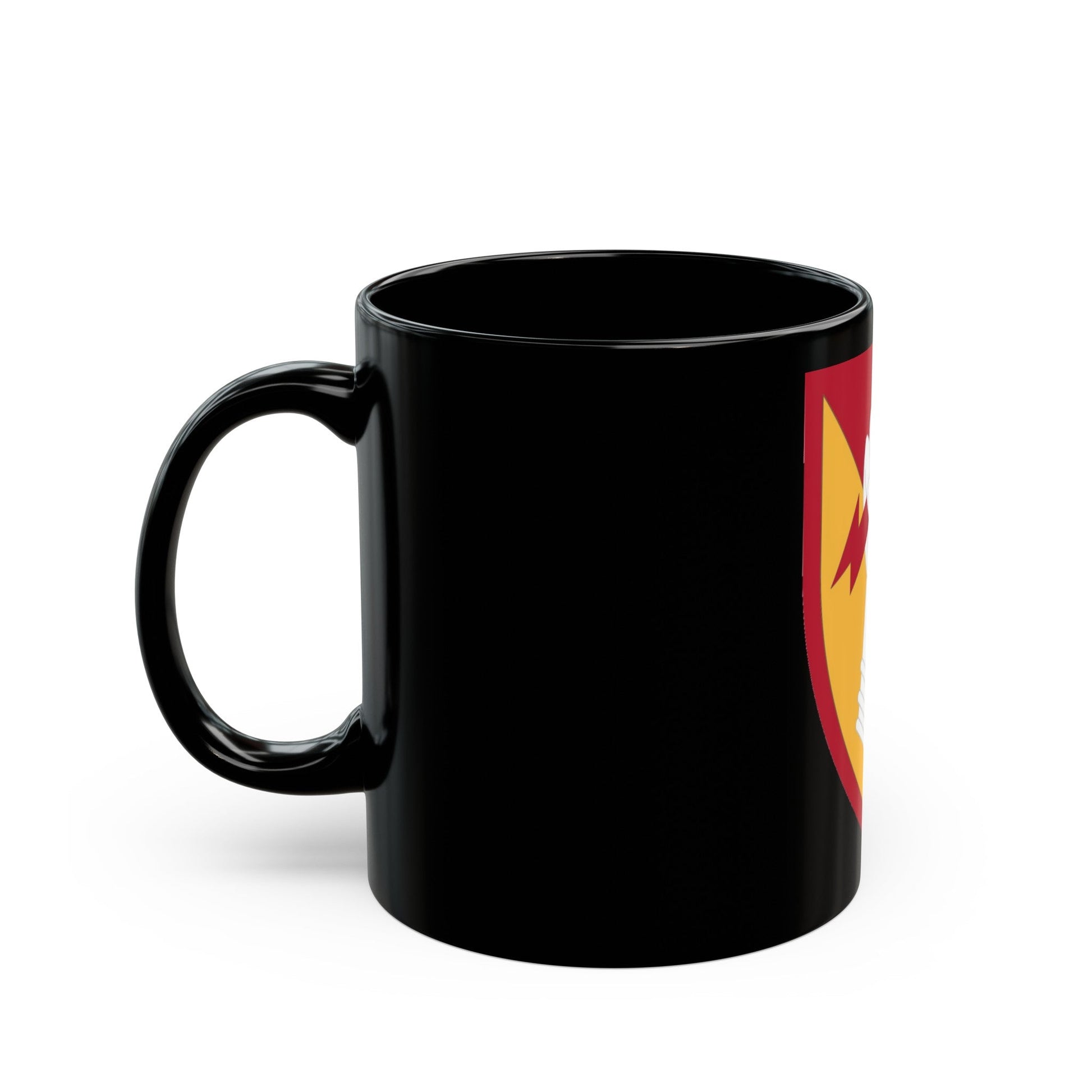 38th Air Defense Artillery Brigade (U.S. Army) Black Coffee Mug-The Sticker Space