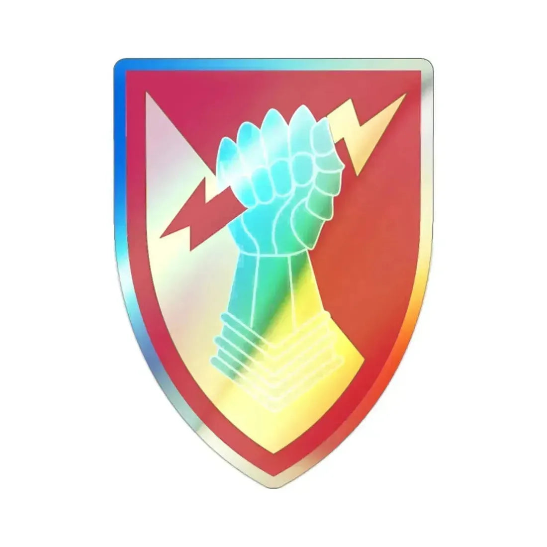 38th Air Defense Artillery Brigade (U.S. Army) Holographic STICKER Die-Cut Vinyl Decal 2 Inch Holographic - The Sticker Space