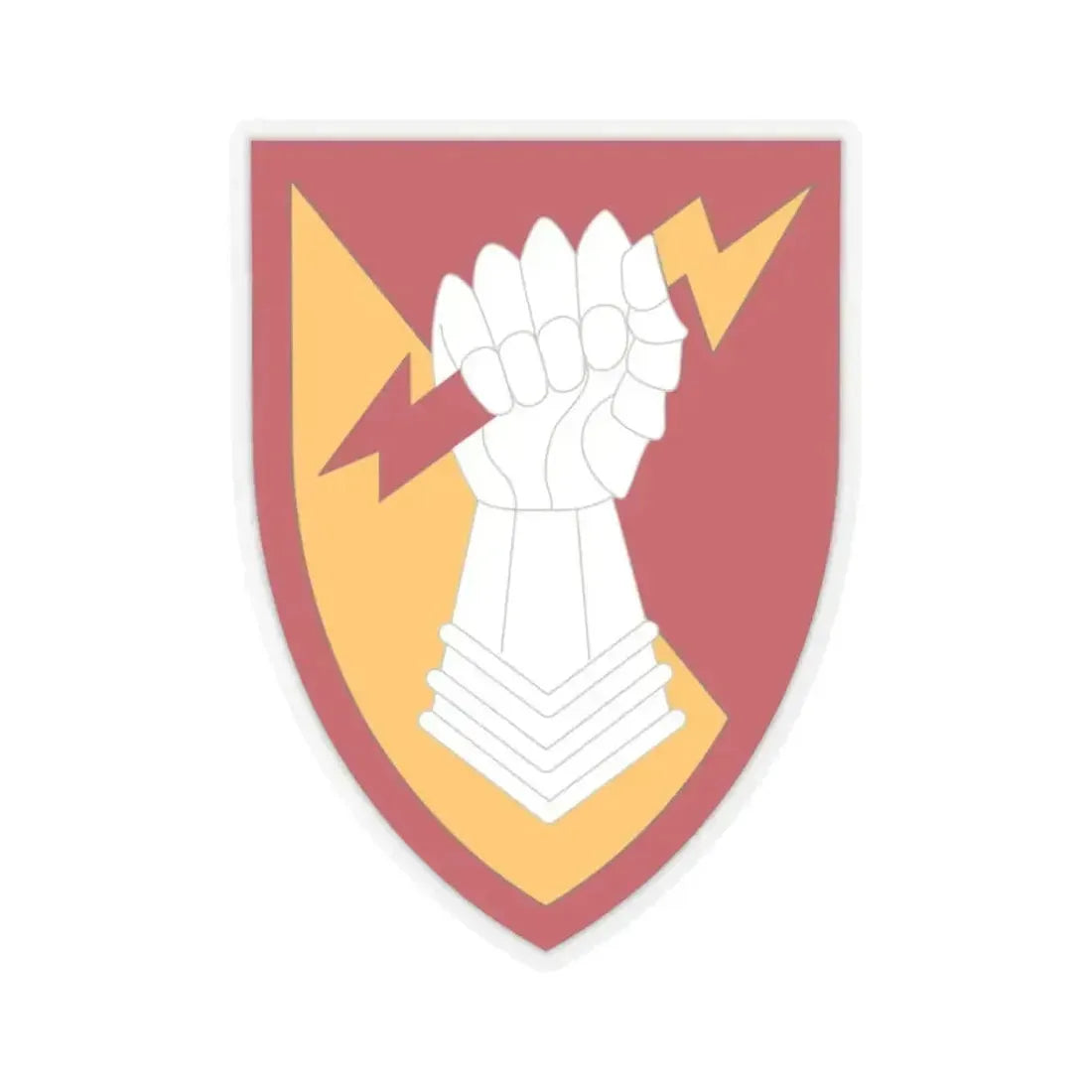 38th Air Defense Artillery Brigade (U.S. Army) STICKER Vinyl Kiss-Cut Decal 4 Inch Transparent - The Sticker Space
