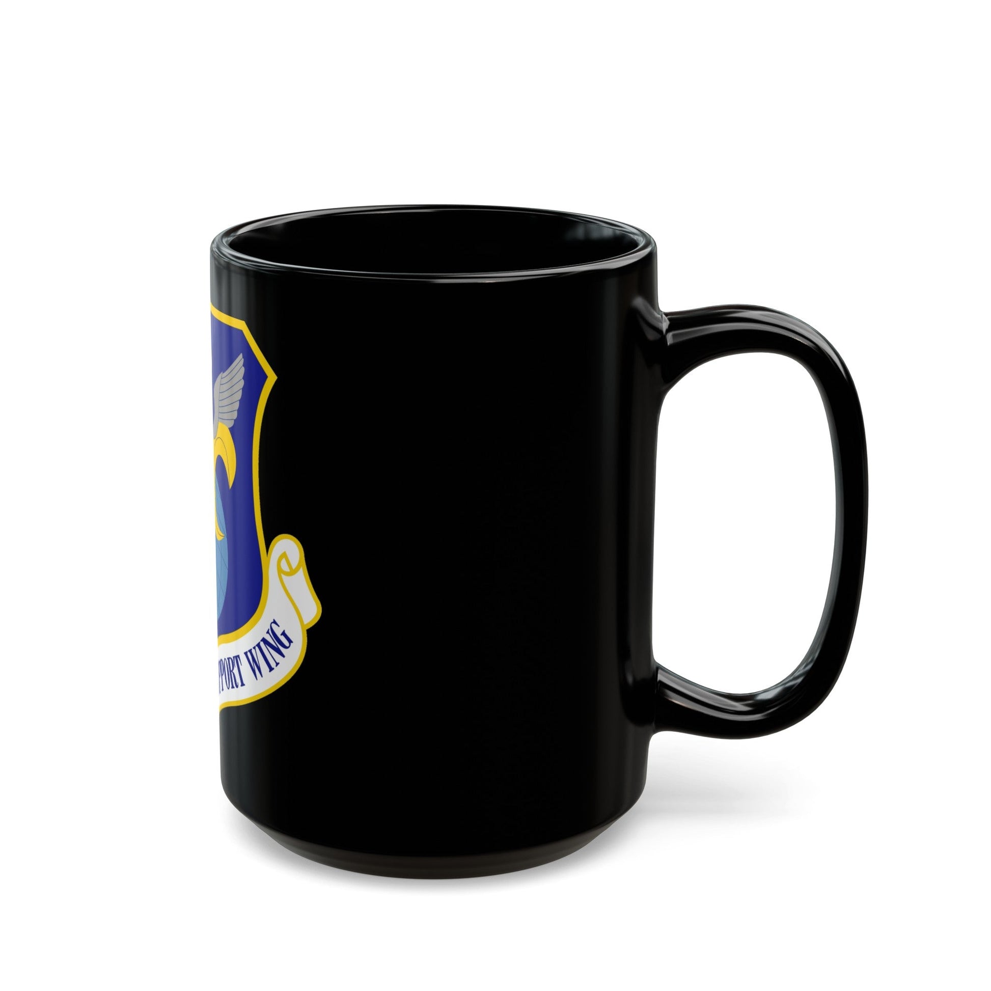 38th Combat Support Wing (U.S. Air Force) Black Coffee Mug-The Sticker Space