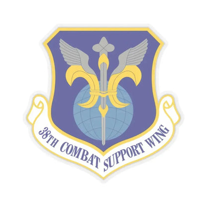 38th Combat Support Wing (U.S. Air Force) STICKER Vinyl Kiss-Cut Decal 2 Inch Transparent - The Sticker Space